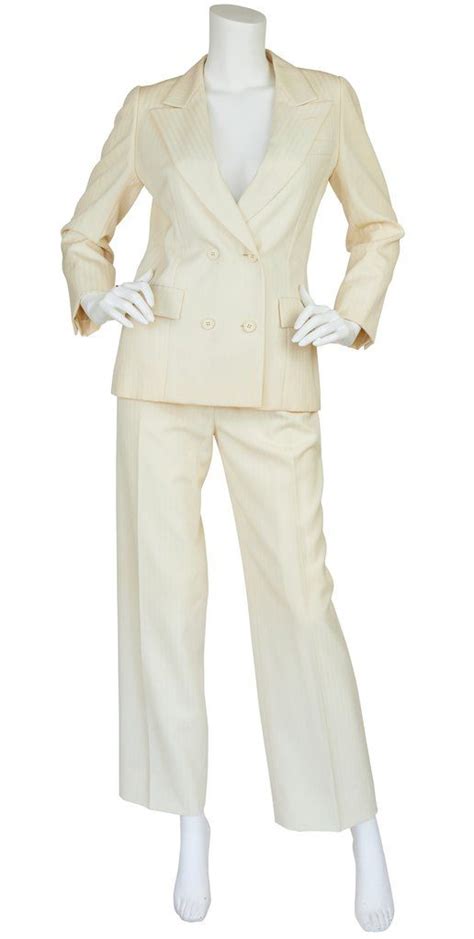 cream colored christian dior cropped pant suit where to buy|Christian Dior online shopping.